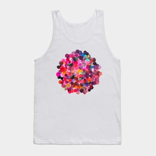 Overlapped Watercolor Dots Tank Top